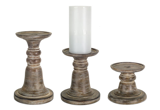 Stone Resin Candle Holders