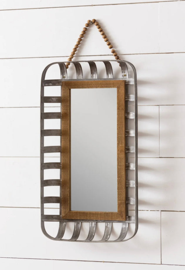 Hanging Mirror Basket